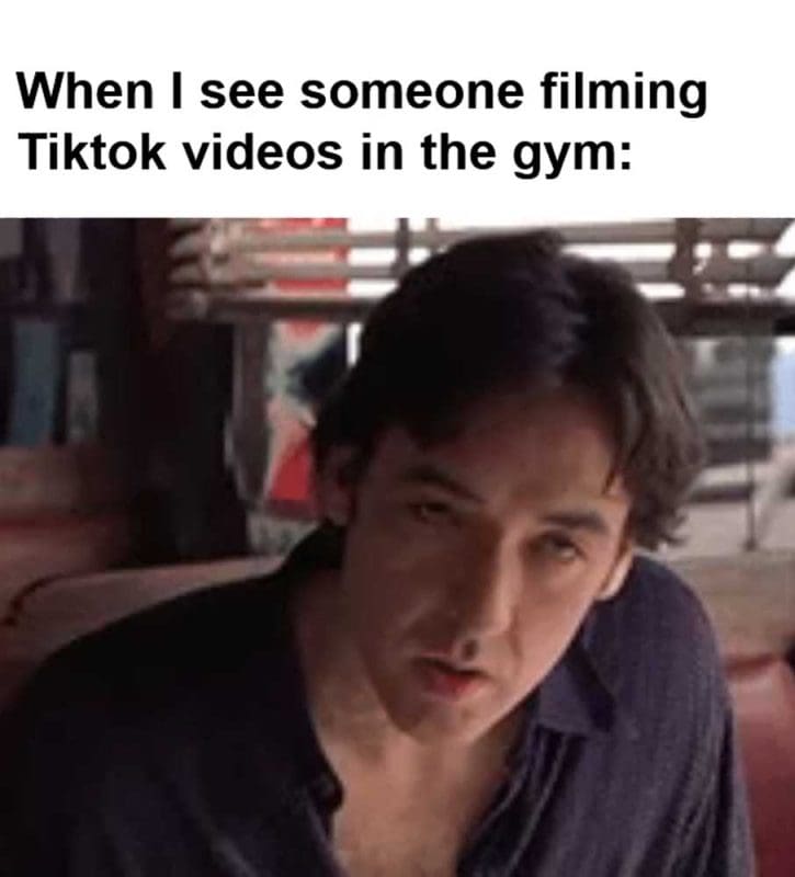 When I See Someone Filming Tiktok Videos In The Gym