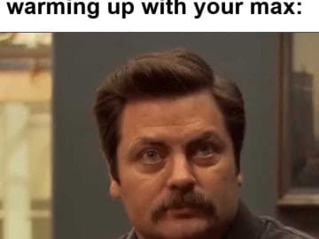 Watching Someone Warming Up With Your Max