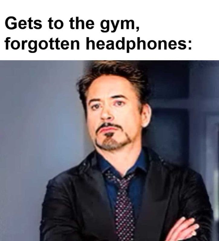Gets To The Gym Forgotten Headphones