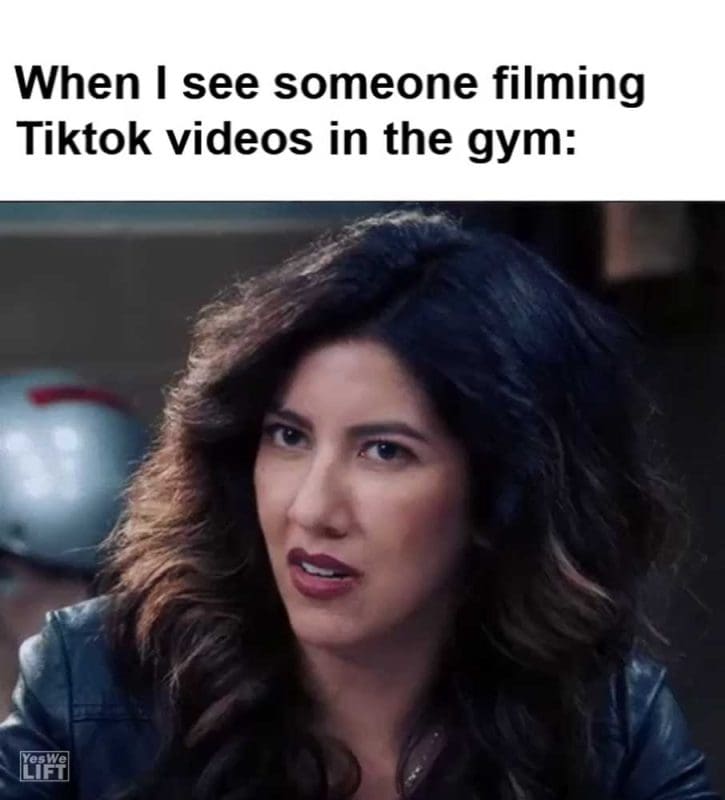 When I See Someone Filming Tiktok Videos In The Gym