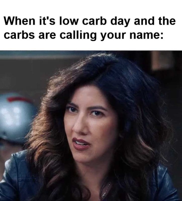 When It's Low Carb Day And The Carbs Are Calling Your Name