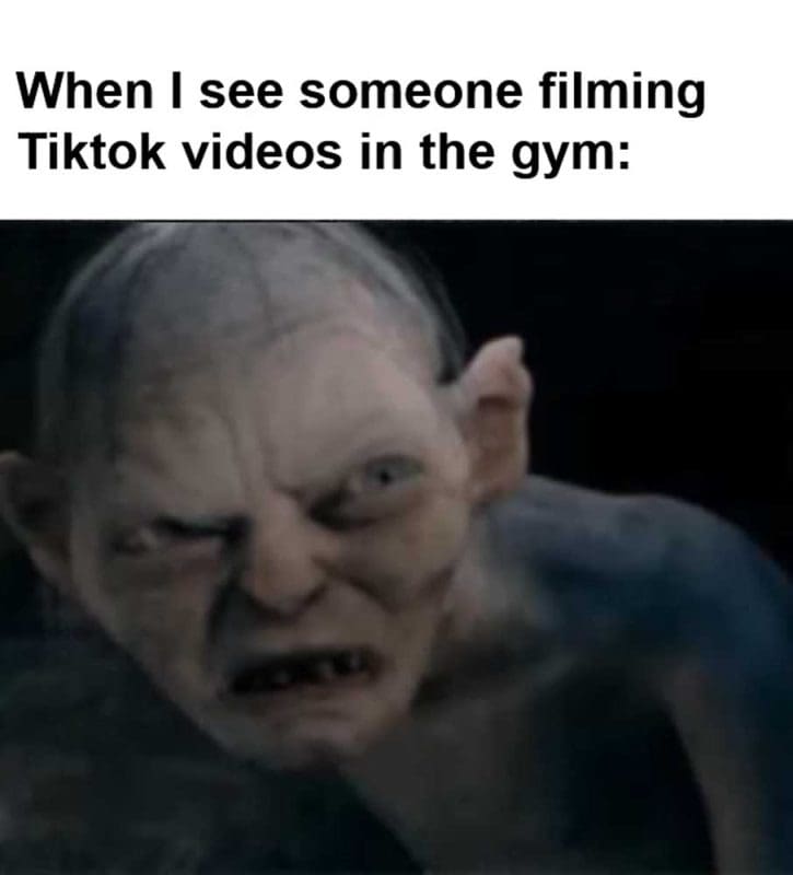 When I See Someone Filming Tiktok Videos In The Gym