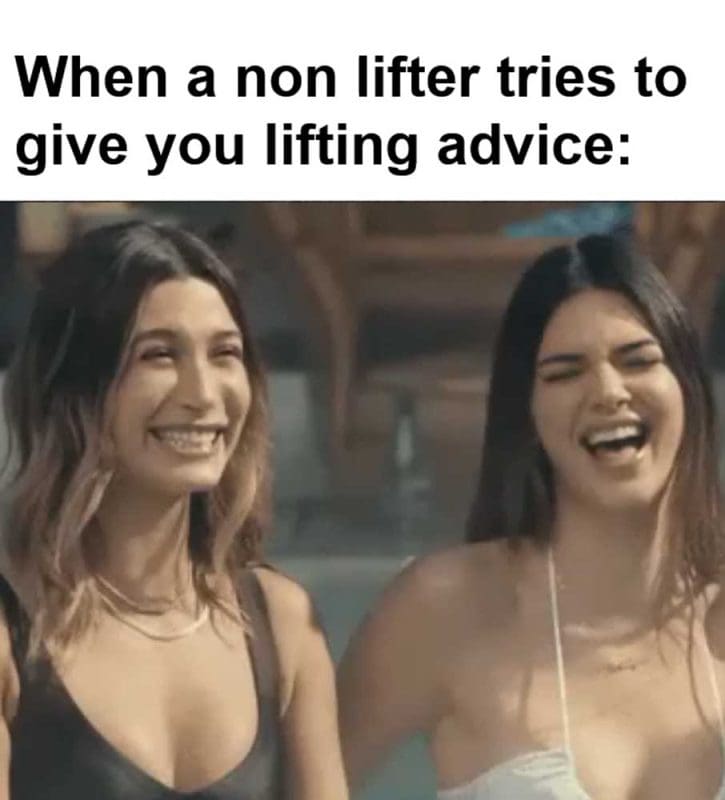 When A Non Lifter Tries To Give You Lifting Advice