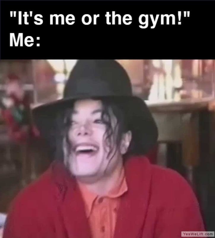 It's Me Or The Gym Me