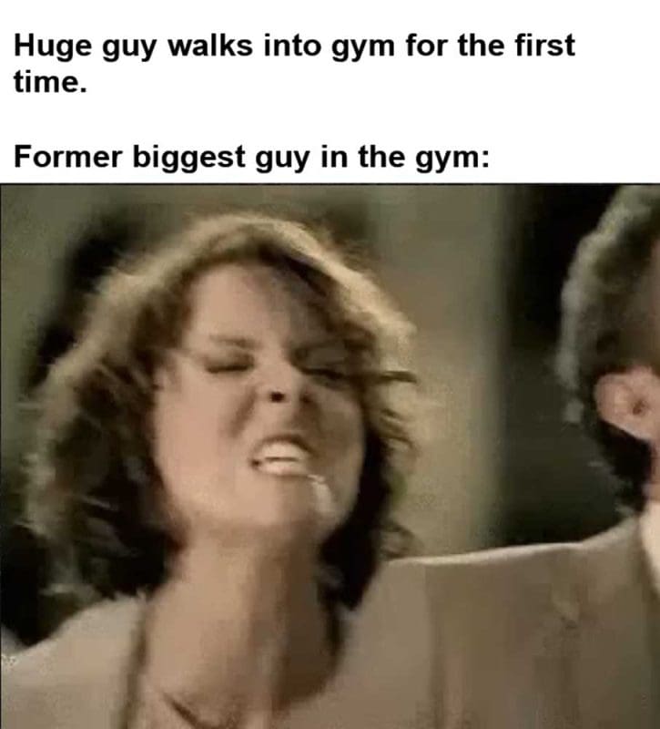 Huge Guy Walks Into Gym For The First Time Former Biggest Guy In The Gym