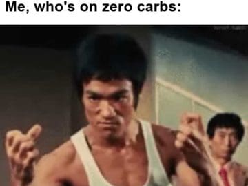 Friend Fancy A Slice Of Pizza Me Who's On Zero Carbs