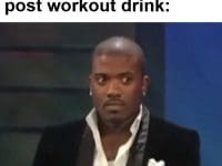 Finished Workout Forgot Post Workout Drink