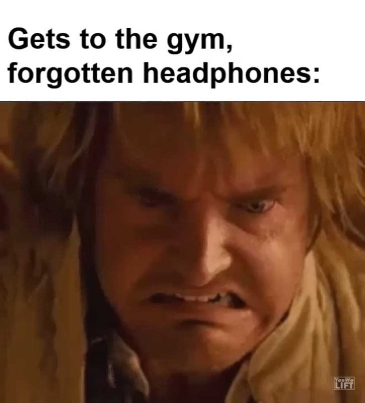 Gets To The Gym Forgotten Headphones