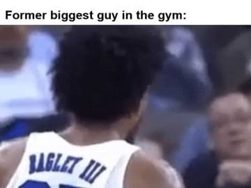 Huge Guy Walks Into Gym For The First Time Former Biggest Guy In The Gym