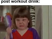 Finished Workout Forgot Post Workout Drink