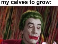 Everyday Waiting For My Calves To Grow