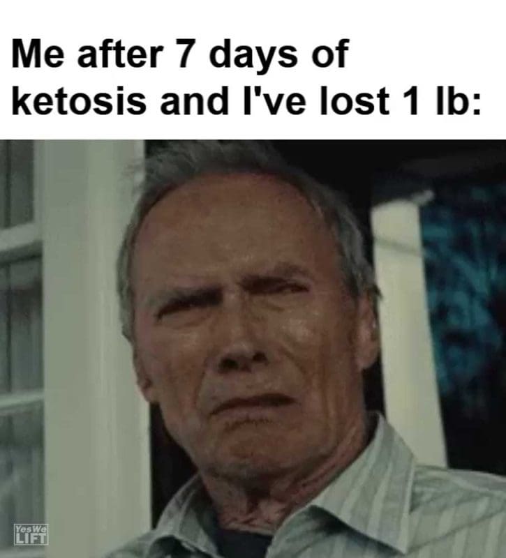 Me After Days Of Ketosis And I've Lost Lb