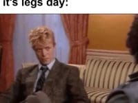 Get's To Gym Remembers It's Legs Day