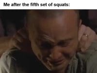 Gym Partner Let's Try German Volume Training Me After The Fifth Set Of Squats