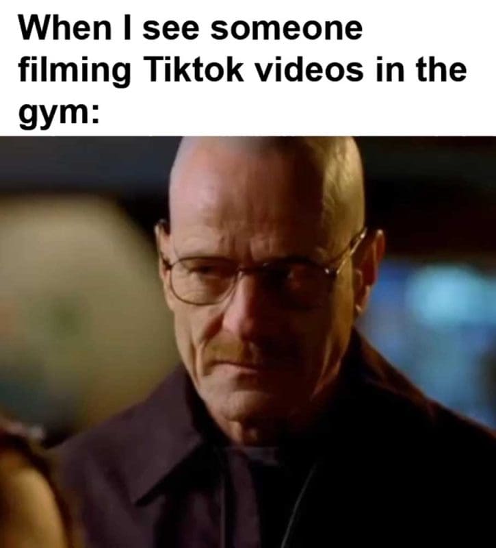 When I See Someone Filming Tiktok Videos In The Gym