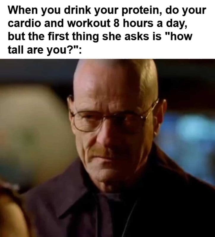 When You Drink Your Protein Do Your Cardio And Workout Hours A Day But The First Thing She Asks Is How T