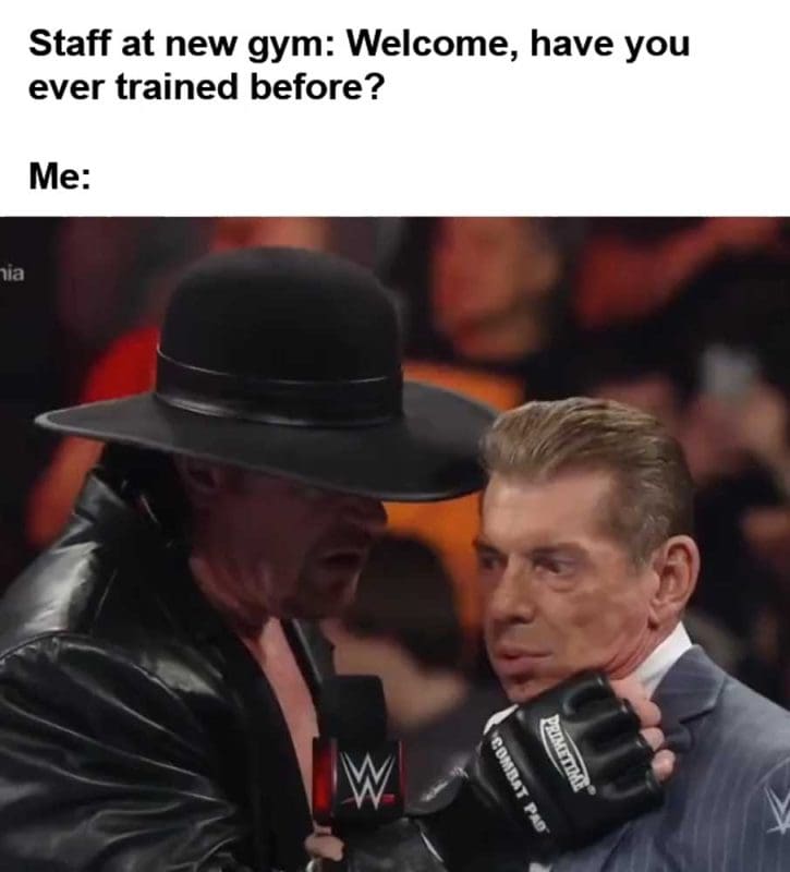 Staff At New Gym Welcome Have You Ever Trained Before Me