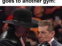 When Your Gym Buddy Goes To Another Gym
