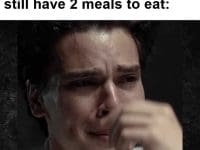 When It's Bed Time But You Still Have Meals To Eat