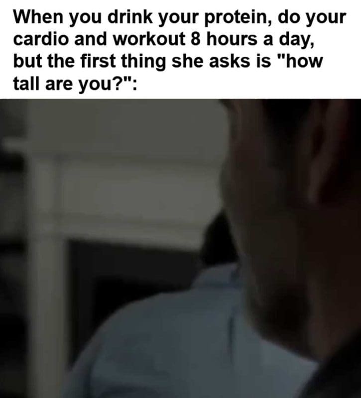 When You Drink Your Protein Do Your Cardio And Workout Hours A Day But The First Thing She Asks Is How T
