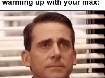 Watching Someone Warming Up With Your Max