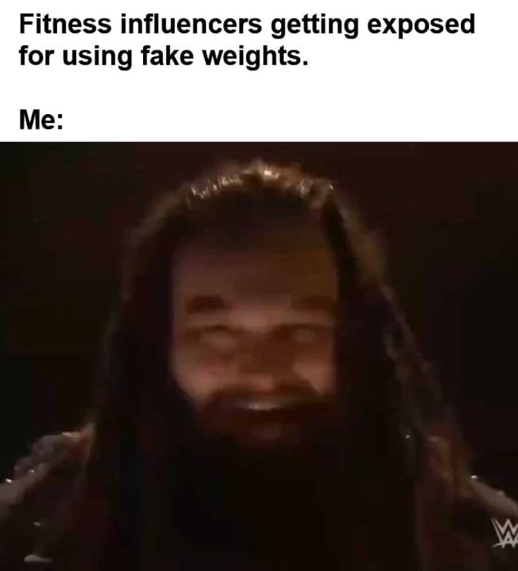 Fitness Influencers Getting Exposed For Using Fake Weights Me