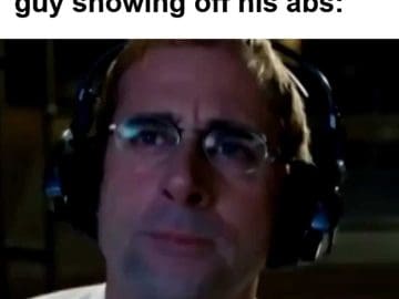 When You See Some Skinny Guy Showing Off His Abs