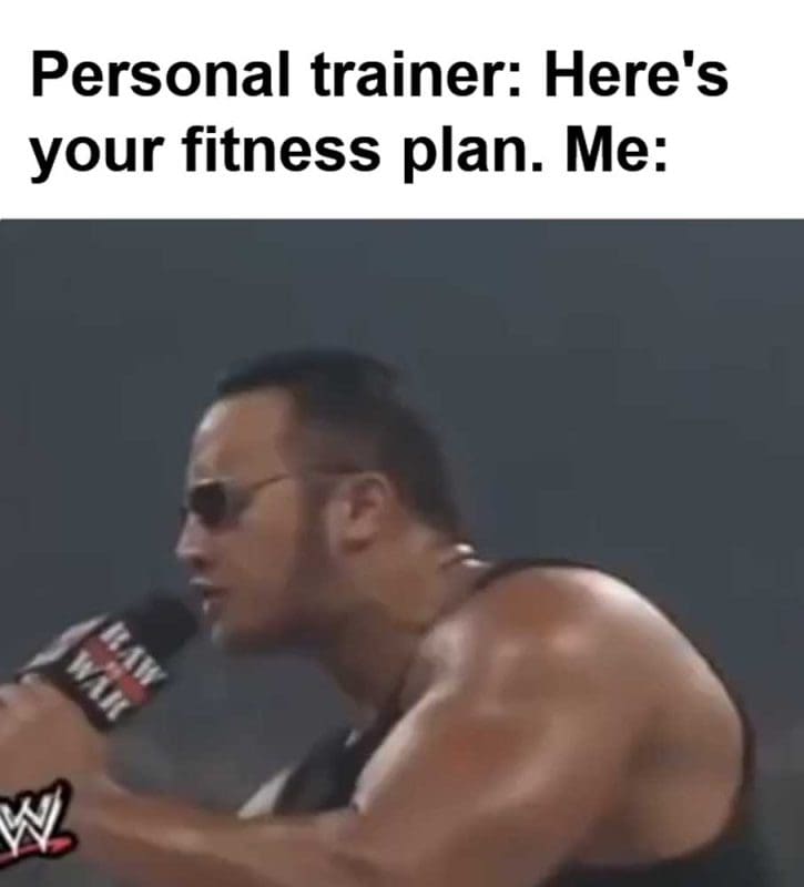Personal Trainer Here's Your Fitness Plan Me