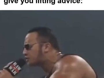 When A Non Lifter Tries To Give You Lifting Advice