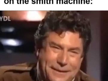 When They Putting Clips On The Smith Machine