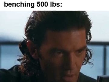 Me Staring At The Year Old Construction Worker In Jeans Benching Lbs