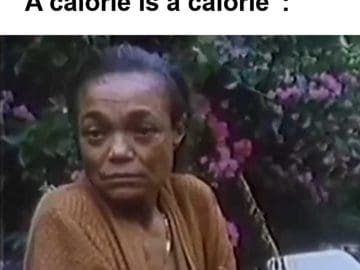 When A Non Lifter Tells You A Calorie Is A Calorie