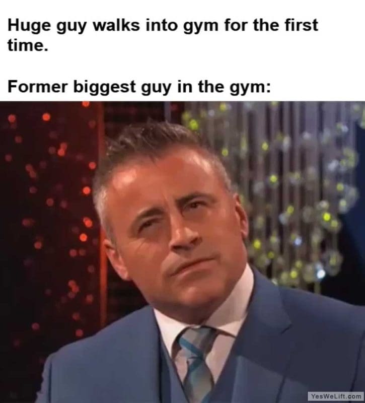 Huge Guy Walks Into Gym For The First Time Former Biggest Guy In The Gym