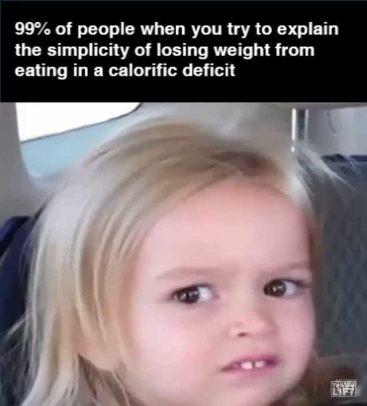 Of People When You Try To Explain The Simplicity Of Losing Weight From Eating In A Calorific Deficit GIF