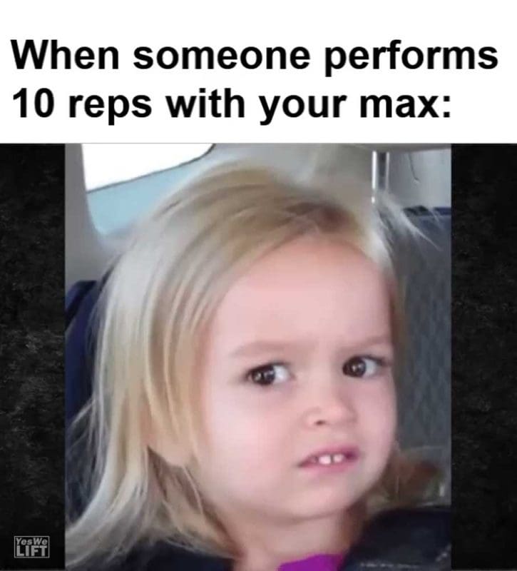 When Someone Performs Reps With Your Max