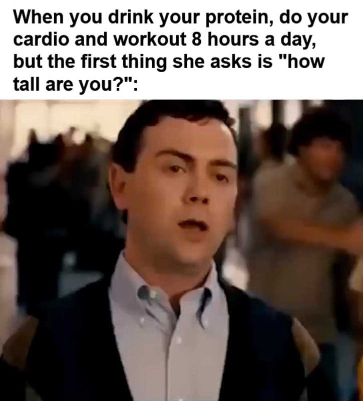 When You Drink Your Protein Do Your Cardio And Workout Hours A Day But The First Thing She Asks Is How T