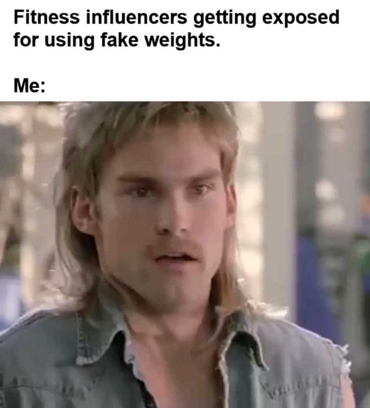 Fitness Influencers Getting Exposed For Using Fake Weights Me