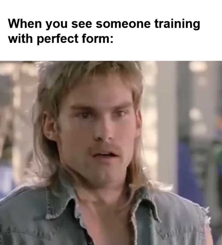 When You See Someone Training With Perfect Form