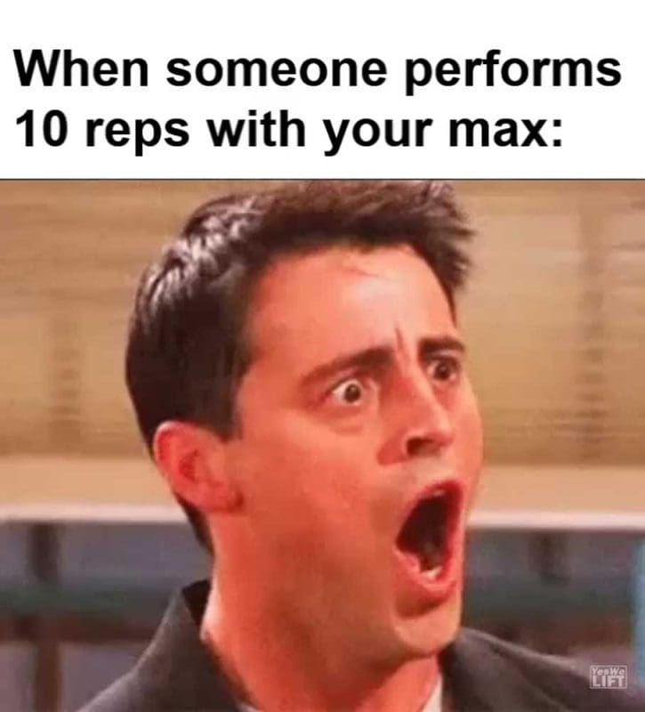 When Someone Performs Reps With Your Max