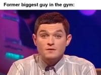 Huge Guy Walks Into Gym For The First Time Former Biggest Guy In The Gym