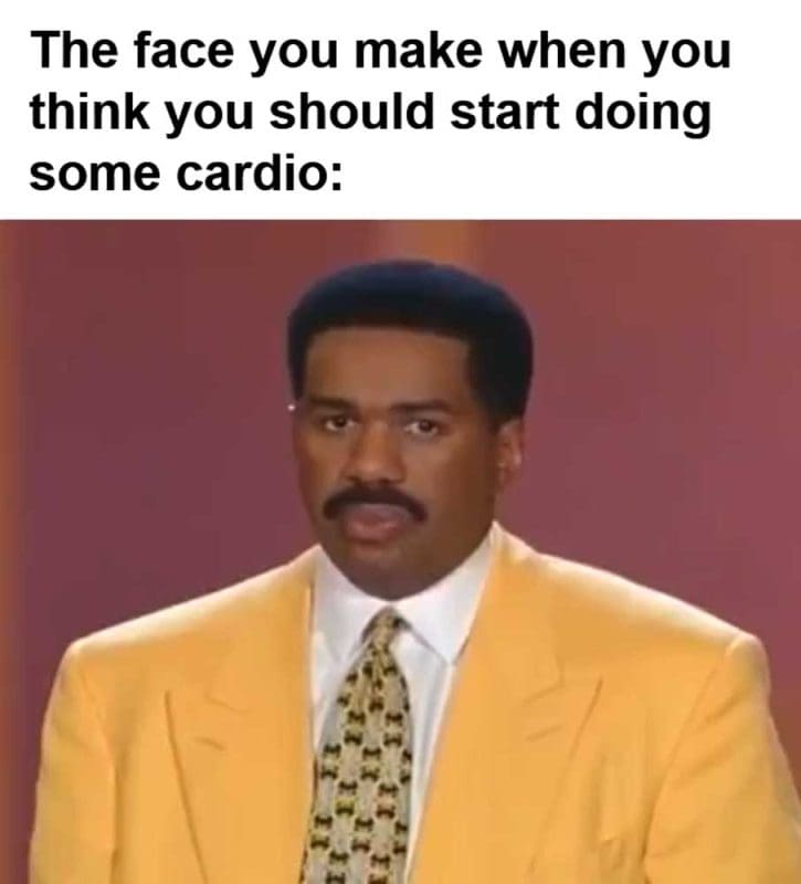 The Face You Make When You Think You Should Start Doing Some Cardio