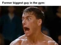 Huge Guy Walks Into Gym For The First Time Former Biggest Guy In The Gym