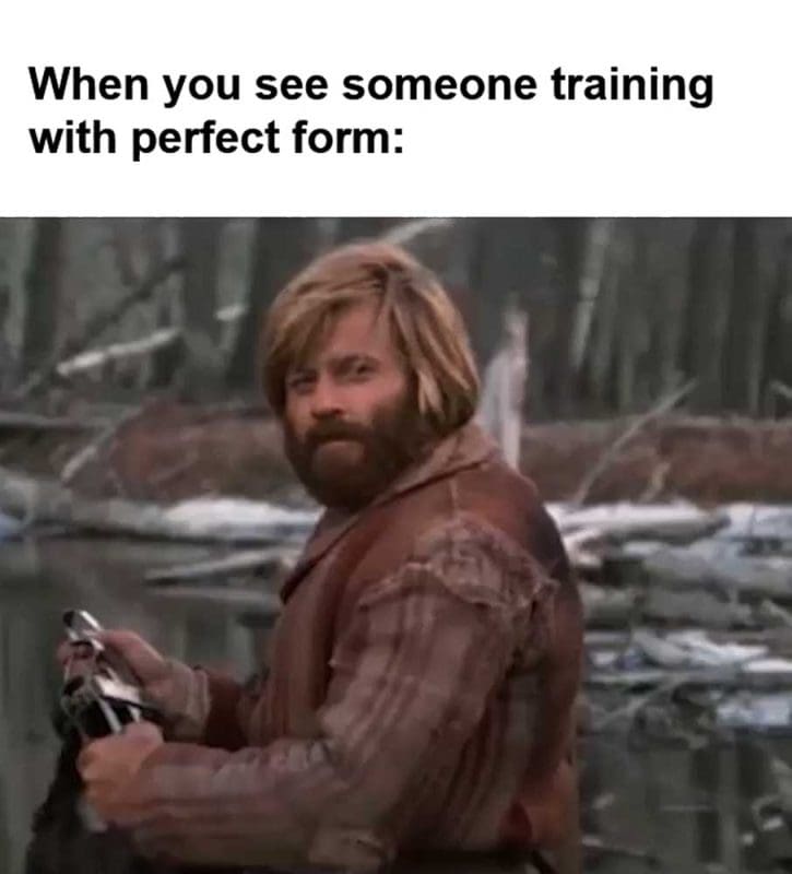 When You See Someone Training With Perfect Form