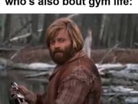 When You See Someone Who's Also Bout Gym Life