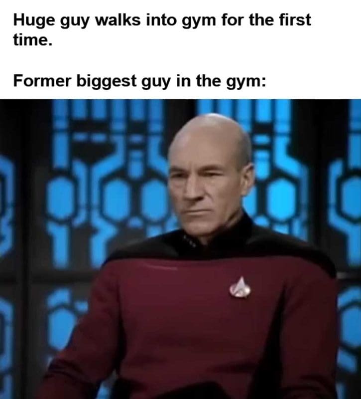 Huge Guy Walks Into Gym For The First Time Former Biggest Guy In The Gym