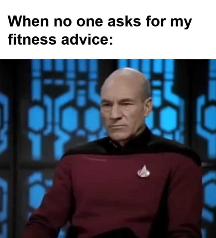 When No One Asks For My Fitness Advice