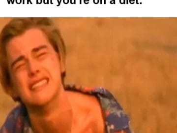 When There's Birthday Cake At Work But You're On A Diet