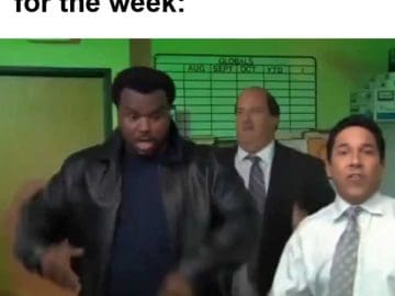 When It's Friday Gym Done For The Week