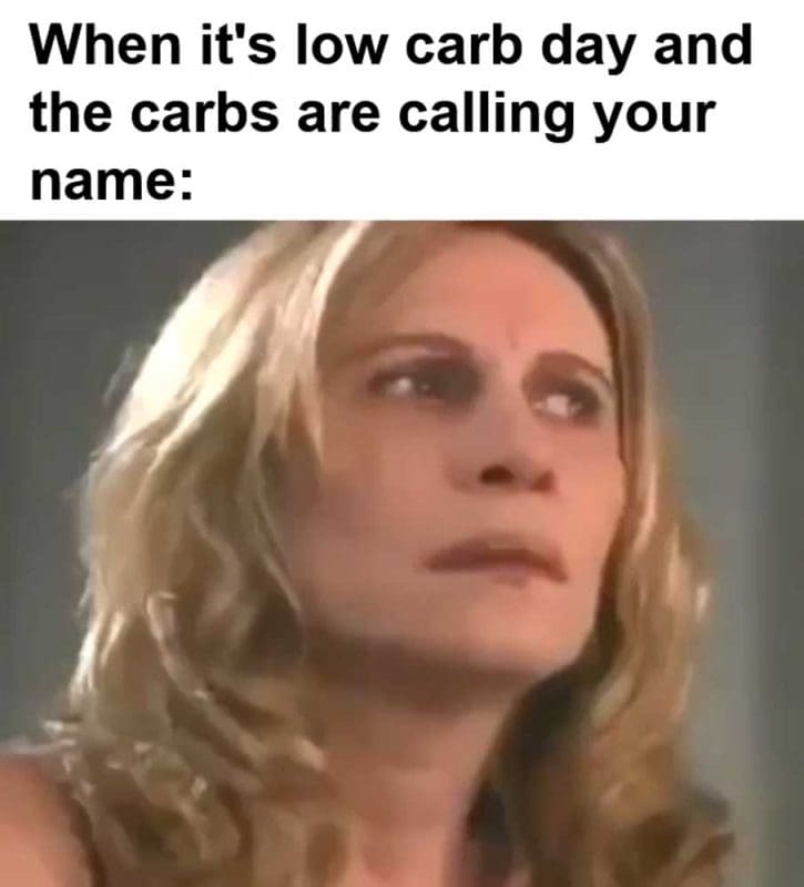 When It's Low Carb Day And The Carbs Are Calling Your Name