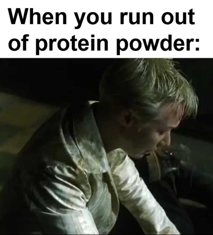 When You Run Out Of Protein Powder